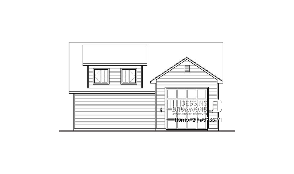 Élévation arrière - Herriot 2