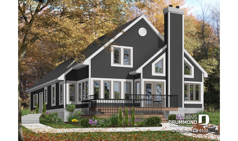 Version couleur no. 3 - Vue arrière - Grandmont