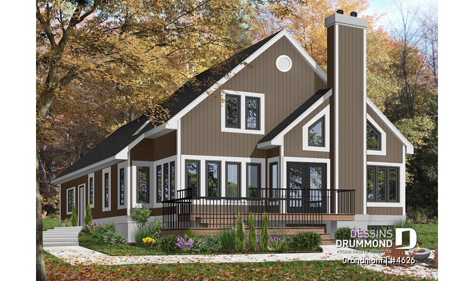 Version couleur no. 7 - Vue arrière - Grandmont