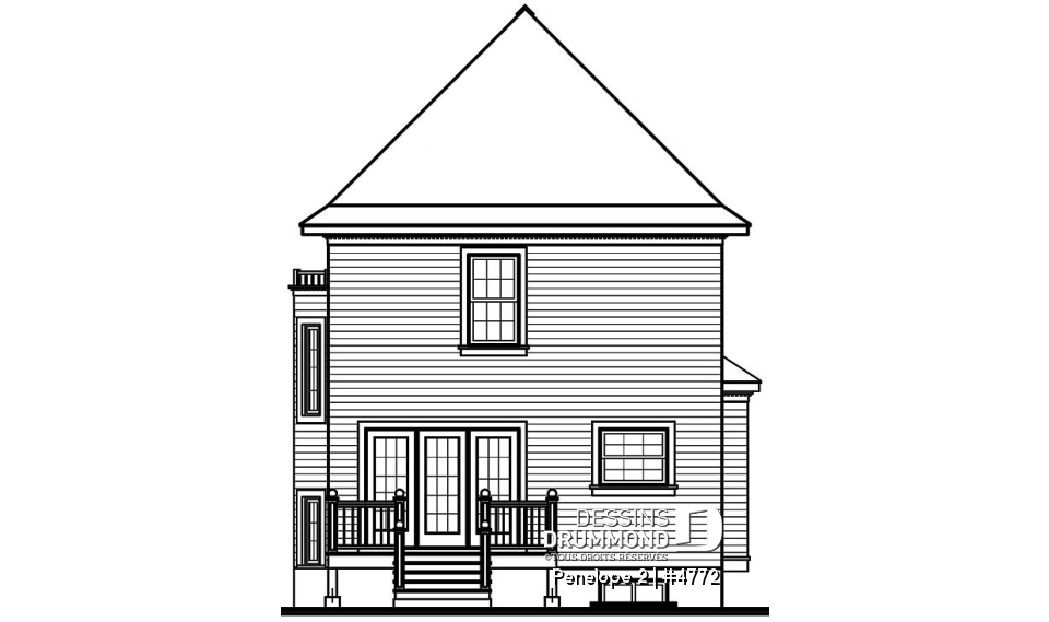 Élévation arrière - Penelope 2