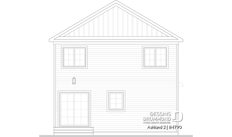 Élévation arrière - Ashland 2