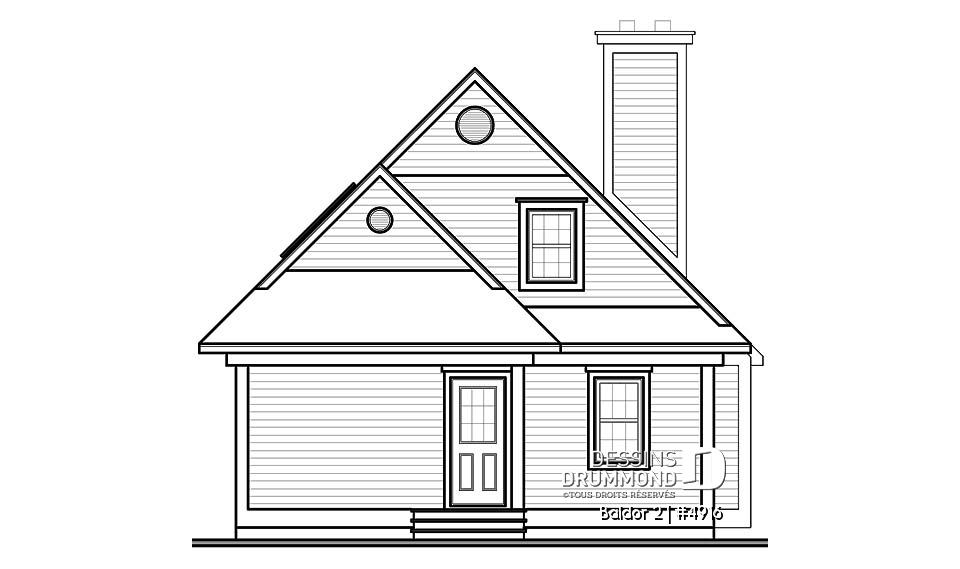 Élévation avant - Baldor 2