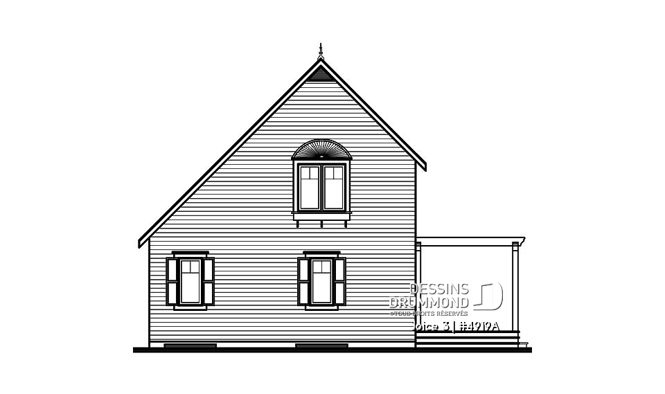 Élévation arrière - Joice 3