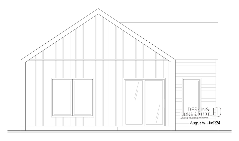 Vue arrière - MODÈLE DE BASE - Auguste