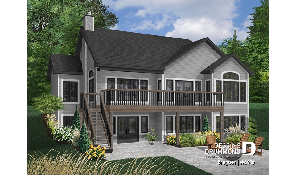 Version couleur no. 6 - Vue arrière - Breguet