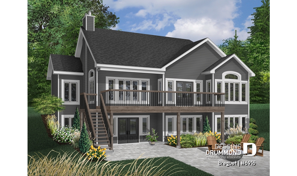 Version couleur no. 8 - Vue arrière - Breguet