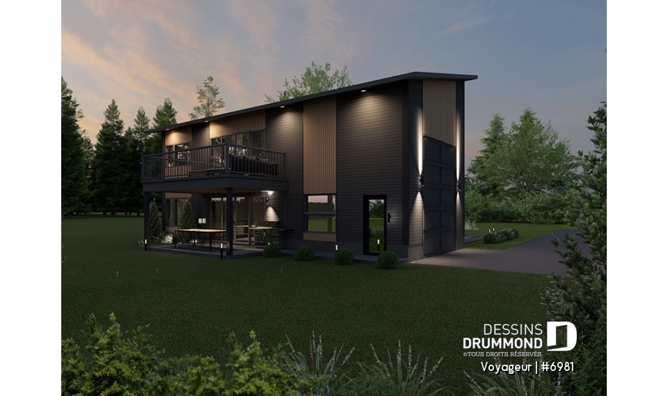 Vue arrière - MODÈLE DE BASE - Voyageur