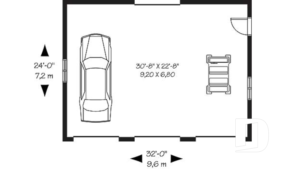 Rez-de-chaussée -  - Carson