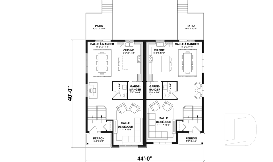 Rez-de-chaussée -  - Léon 2