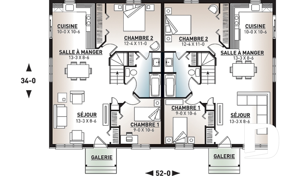 Rez-de-chaussée -  - Ambrose
