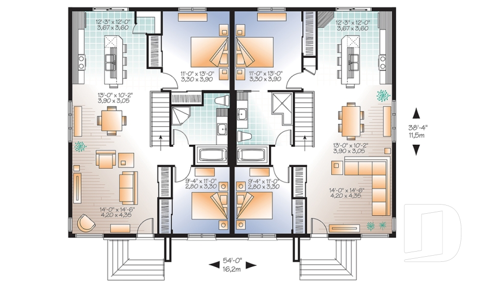 Rez-de-chaussée -  - Ambrose 4