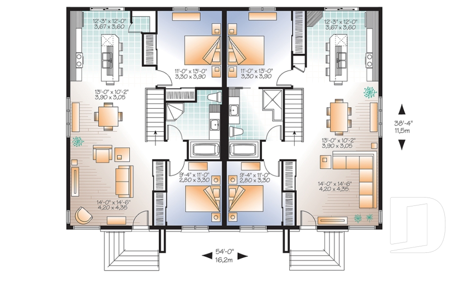 Rez-de-chaussée -  - Ambrose 4