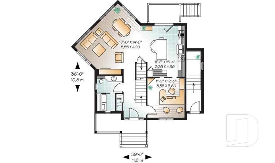 Rez-de-chaussée -  - Manalie 2