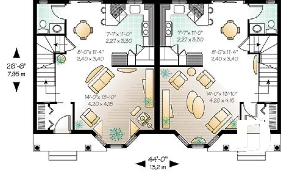 Rez-de-chaussée -  - Rosalie 2