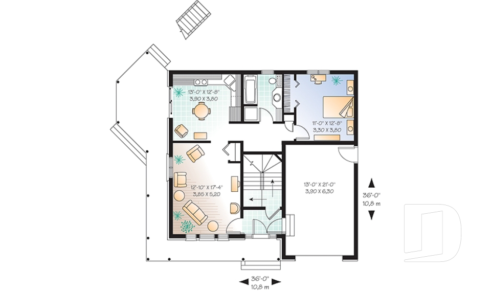 Rez-de-chaussée -  - Courcelle