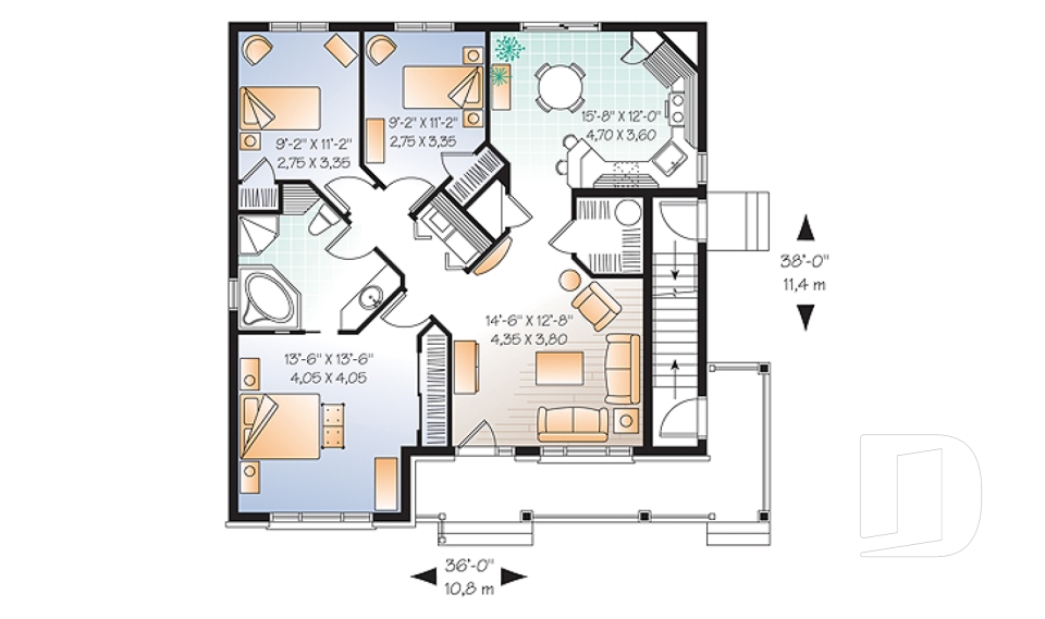 Rez-de-chaussée -  - Fairfield 2