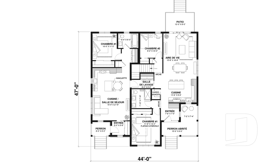Rez-de-chaussée -  - Malvern