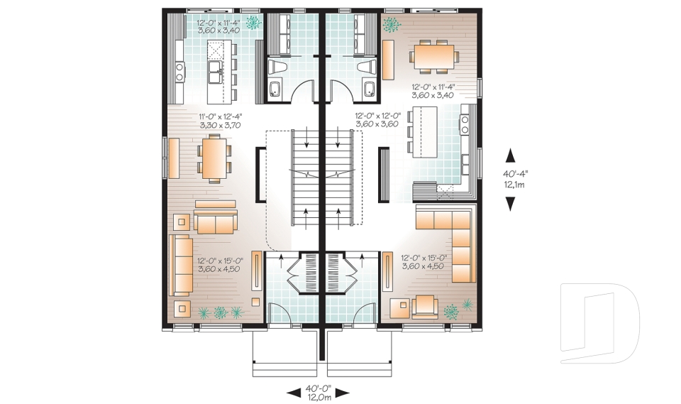 Rez-de-chaussée -  - Mallory 