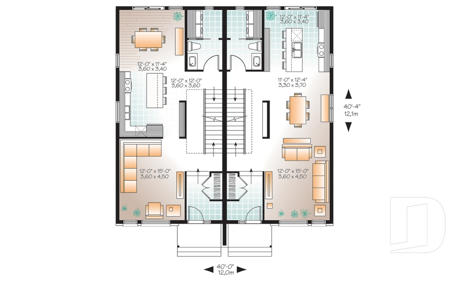 Rez-de-chaussée -  - Mallory 2