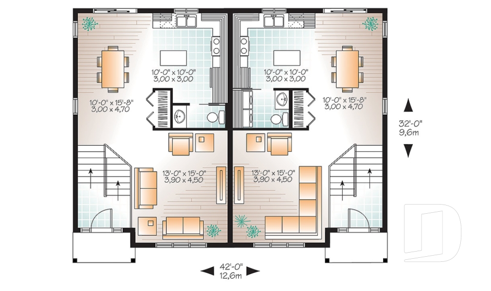 Rez-de-chaussée -  - Chambert