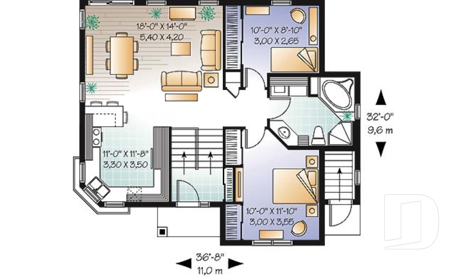 Rez-de-chaussée -  - Avon 2