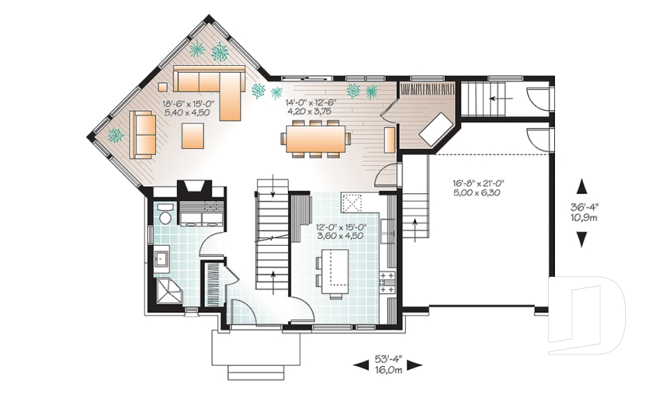 Rez-de-chaussée -  - Adèle 2