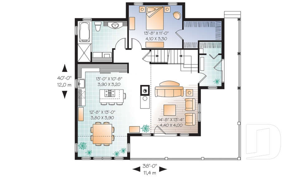Rez-de-chaussée -  - Chèvrefeuille 2