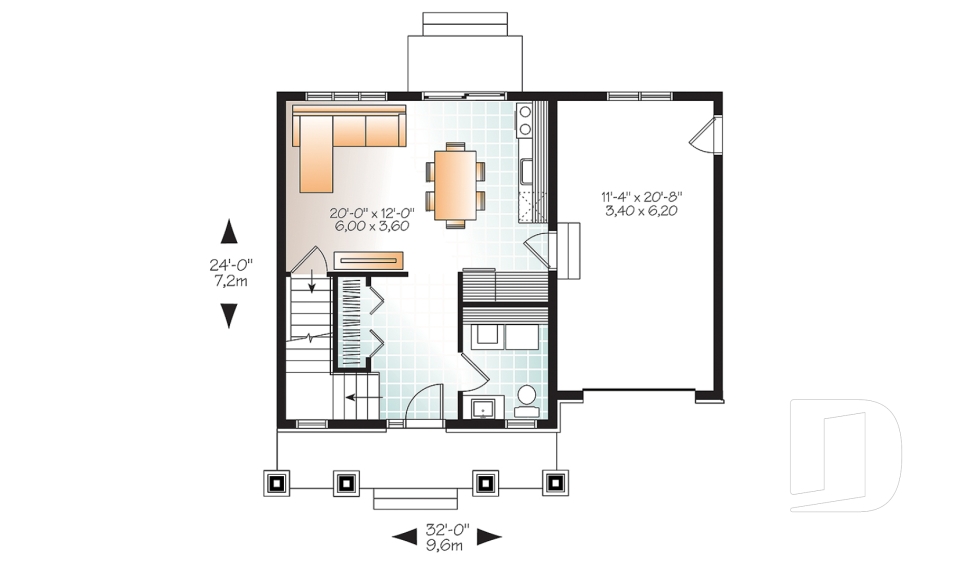 Rez-de-chaussée -  - Delphine