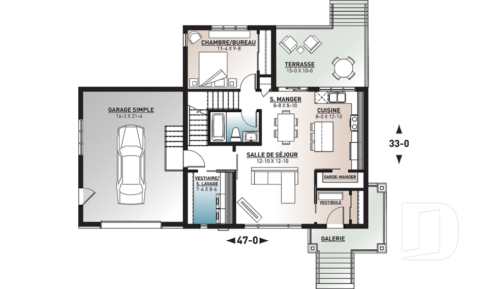 Rez-de-chaussée -  - Joshua 2