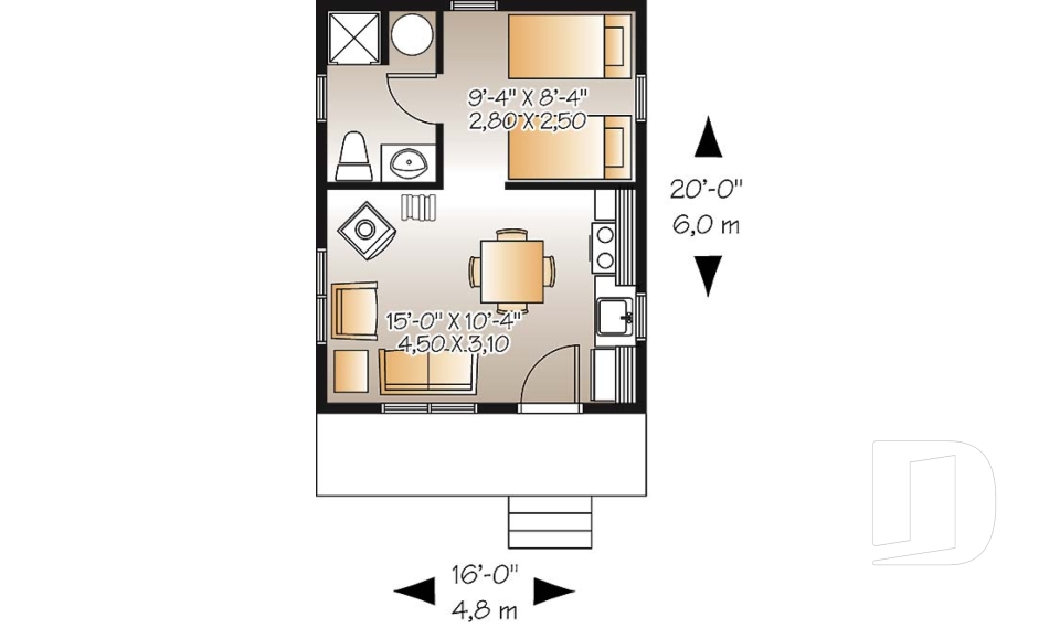 Rez-de-chaussée -  - L'Escapade