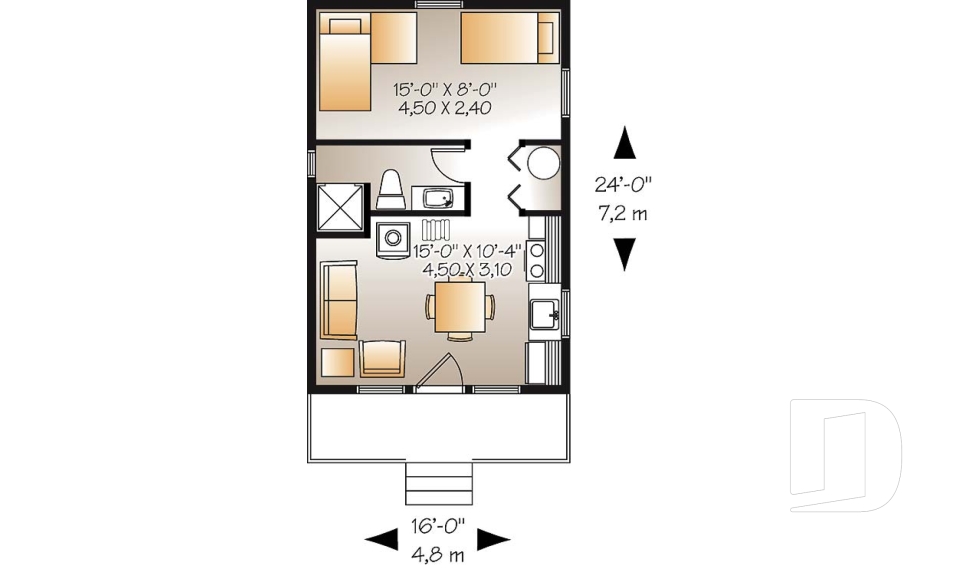 Rez-de-chaussée -  - Le Gîte