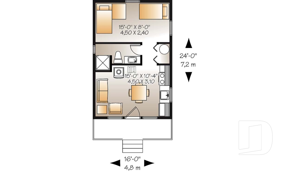 Rez-de-chaussée -  - Le Gîte