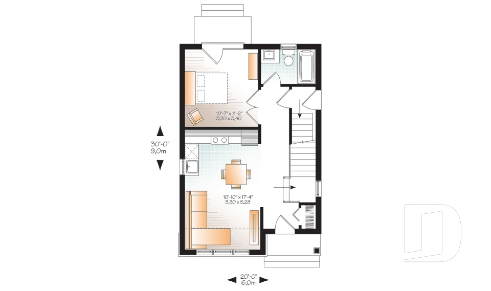 Rez-de-chaussée -  - Melia