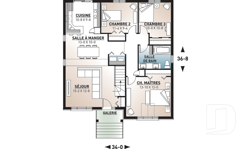 Rez-de-chaussée -  - Charbonnier