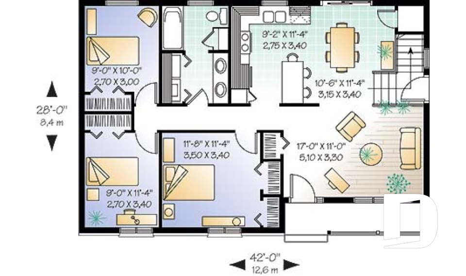 Rez-de-chaussée -  - Beaulieu