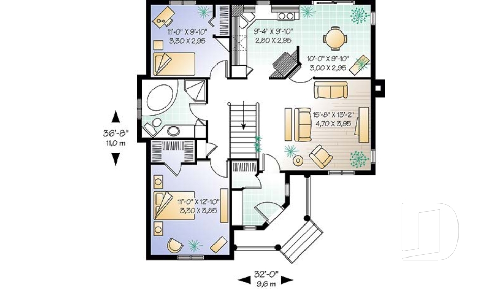 Rez-de-chaussée -  - Gabrielle