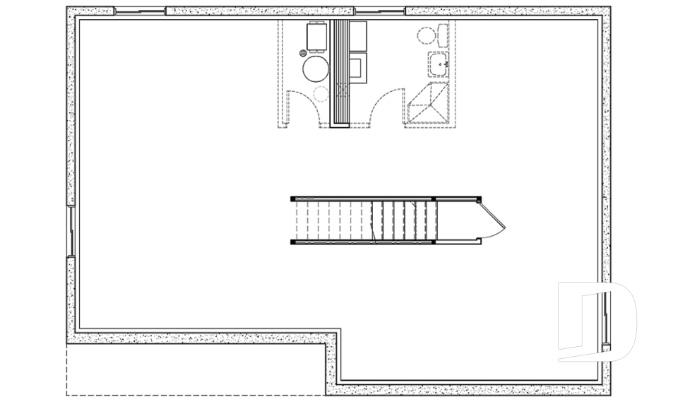 Sous-sol aménageable -  - Summerfield
