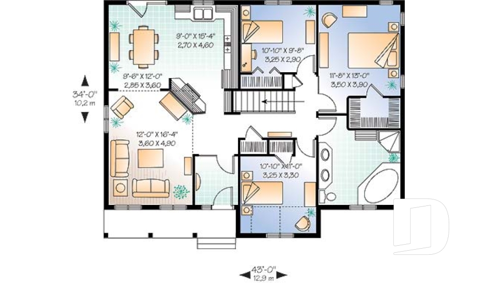 Rez-de-chaussée -  - Avram 4