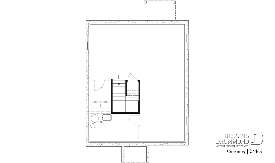 Sous-sol aménageable - Plain-pied abordable offrant un chambre et un grand îlot à la cuisine, fenêtre à arche à la salle à manger - Chauncy