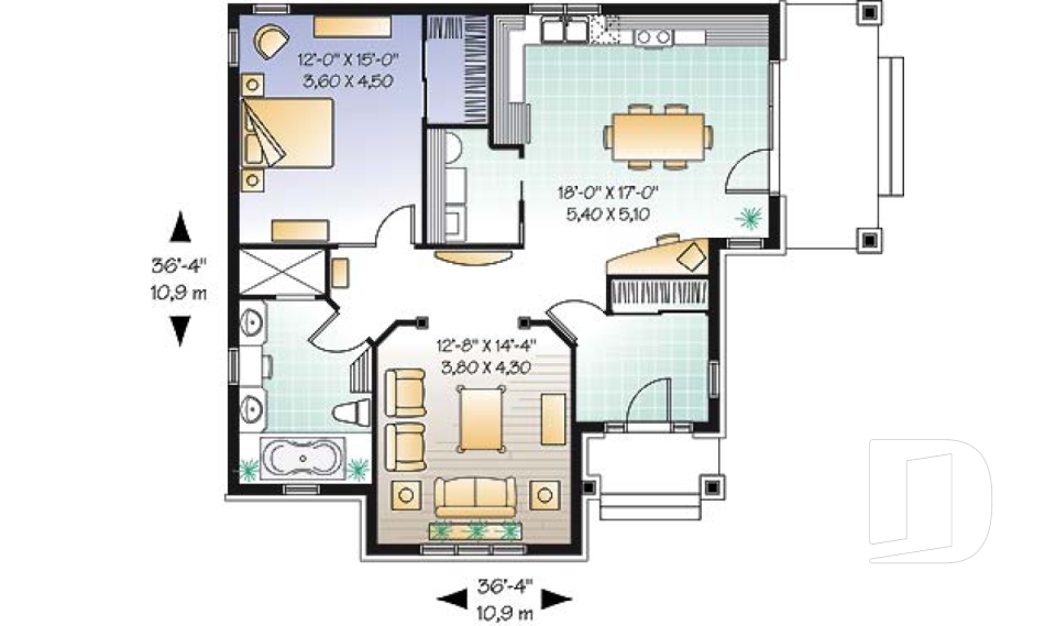 Rez-de-chaussée -  - Provence 3