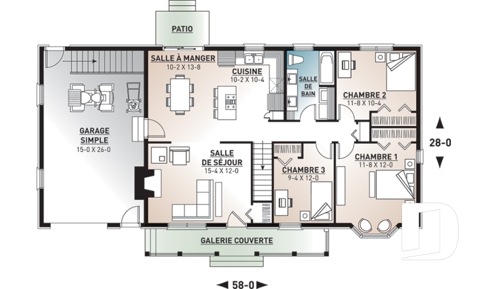 Rez-de-chaussée -  - Bermond