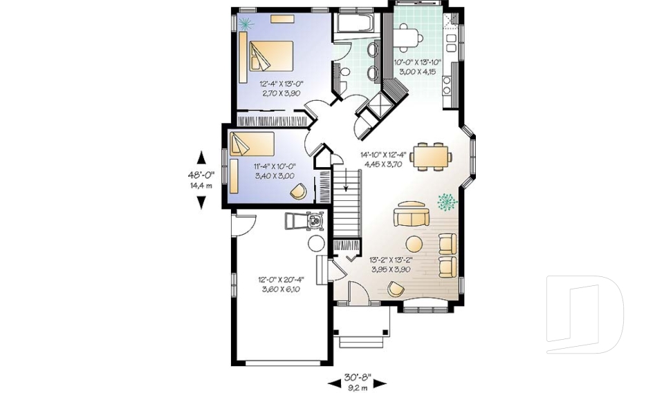 Rez-de-chaussée -  - Brunswick