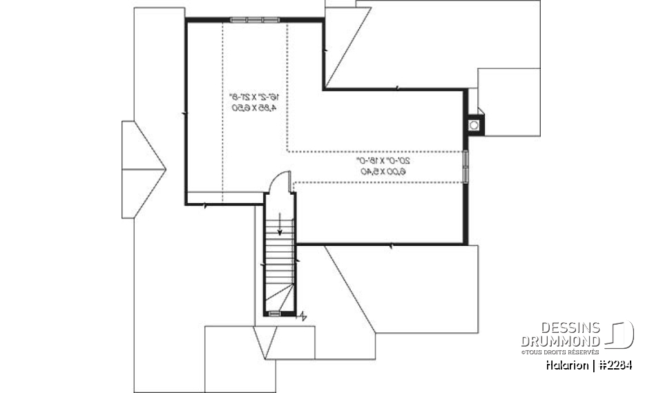 Espace boni - Modèle champêtre, grand espace boni, plafond cathédrale, garage - Halarion