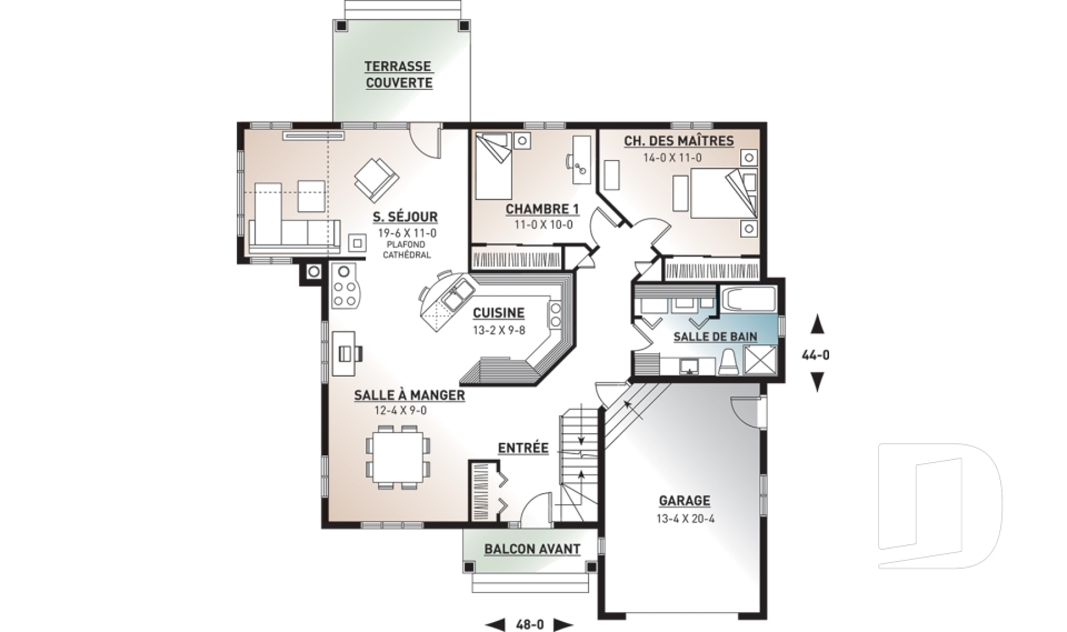 Rez-de-chaussée -  - Halarion