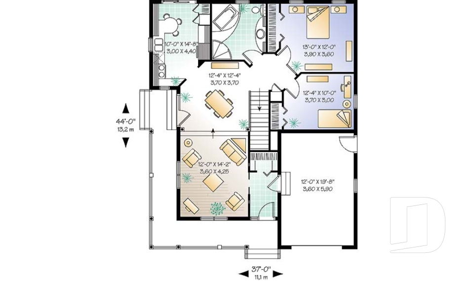 Rez-de-chaussée -  - Charlonnais