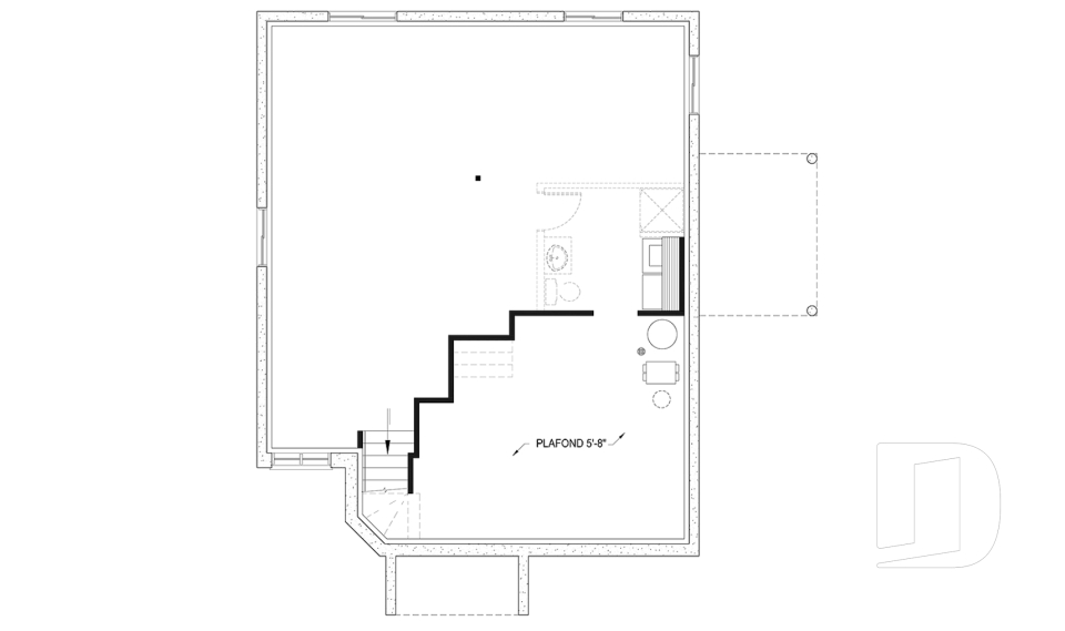 Sous-sol aménageable -  - Isaie