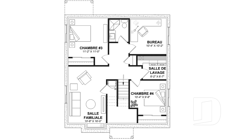 Sous-sol aménagé (Optionel $) -  - Mayfair
