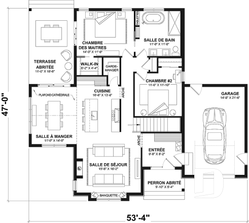 Rez-de-chaussée - Plain-pied champêtre avec garage, 2 chambres, foyer, garde-manger et belle lumière naturelle - Somerset
