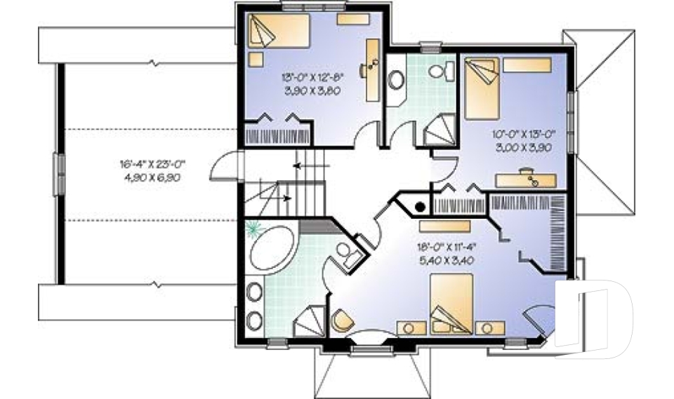 Étage -  - Bourgeois