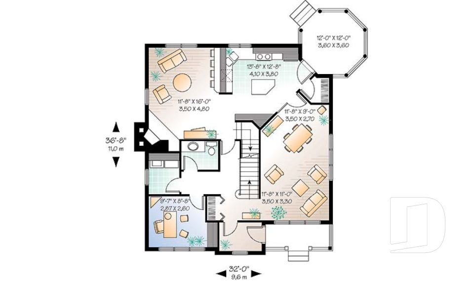 Rez-de-chaussée -  - Lilas